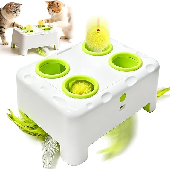 Cat Interactive Automatic Toys, Magic House Whack-a-Mole Toy