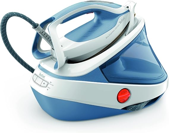 Tefal Pro Express Ultimate II, GV9710, High Pressure Steam Generator Iron, 2700W, 580g/min Steam Boost, 155 g/min cont. steam output, 7.6 Bar Pressure, GV9710 Pro Express Ultimate II, Blue & White
