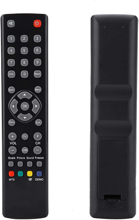 144 TV Remote Control Controller Replacement for Sankey Kalley Challenger TCL, Over 8 Meters Remote Distance, ABS Wearable, Batteries Not Included, Default