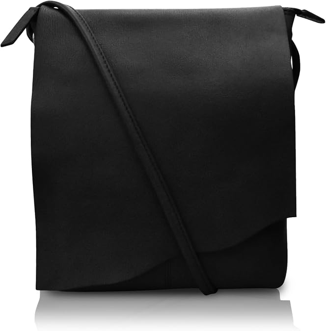 ili New York Leather Mini Sac Crossbody - Genuine Leather Crossbody Bags for Women with RFID Blocking, Adjustable Strap