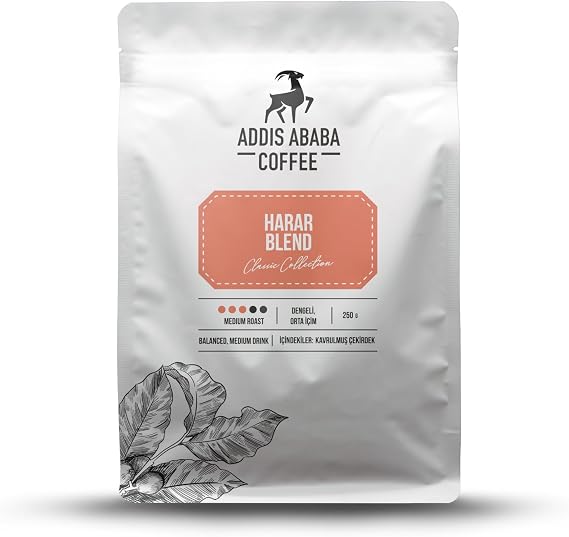 Addis Ababa Coffee - Harar Blend Kahve 250 Gr (Moka Pot)