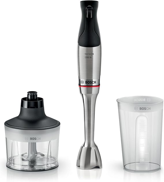 Bosch, Hand Blender, ErgoMaster Series 6, 1200W, Accessories, MSM6M830