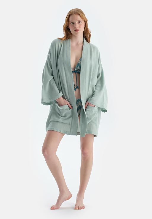 Dagi Kadın Kimono Mint Yeşili LXL