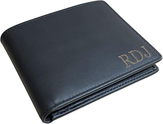 Men's Wallet Real Leather Custom Bifold, RFID Blocking