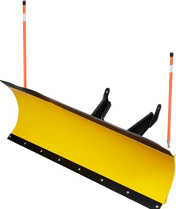 72 inch DENALI PRO YELLOW Snow Plow Kit: UTV's & mini-trucks with 2" Receiver
