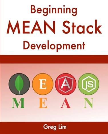 Beginning MEAN Stack (MongoDB, Express, Angular, Node.js)
