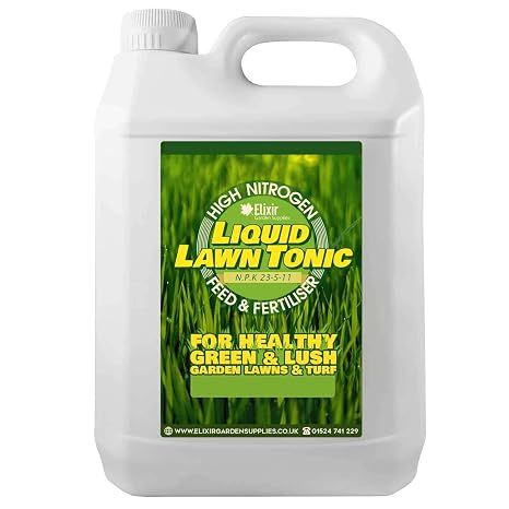 Elixir Gardens Liquid Lawn Tonic Feed & Fertiliser 10L