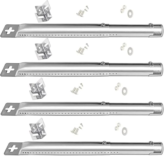 Universal Gas Grill Burner 31 to 45 cm Burner Tubes Pack of 4