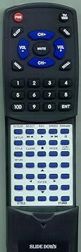 Replacement Remote Control for GFM V7TVDVDDCB, NF105UD, 6727DG, CT202SL8