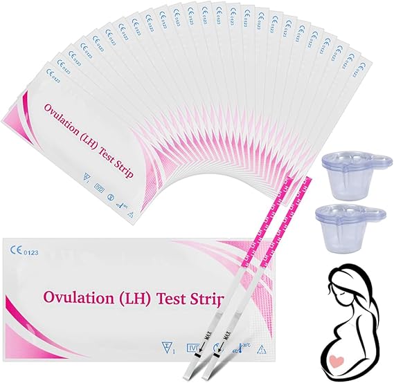 Beugo 25 Pack Ovulation Test Strips, 25miu/ml Fertility Tests for Ovulation