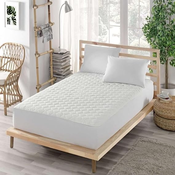Yatak Koruyucu Alez-Mikrofiber Kapitoneli Fitted-Yanı Çarşaflı-Çift Kişilik (140x200)