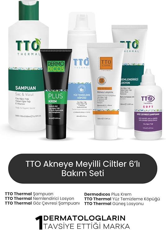 TTO Rozasea Başlangıç Seti 2 (Dermodicos Plus, Yüz Temizleme Köpüğü)