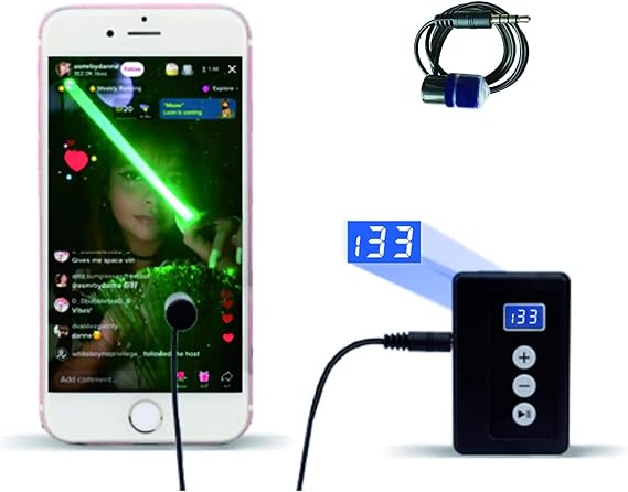 Screen Auto Clicker for iPhone iPad: 1*Click Head+1*Nano-adhesive Sticker+1*Screen Clip (ARB3727A-P-NEW) (Type1-ARB3727A1-Recharge)