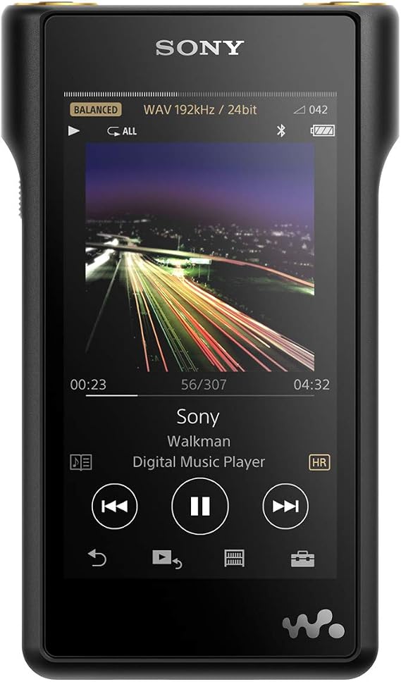 Sony NW-WM1A 128GB Premium Walkman - Digital Music Player with Hi-Res Audio, Black