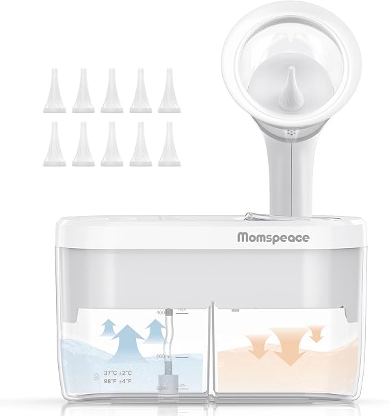 Electric Ear Wax Removal Ear Cleaner, Safe & Effective Ear Wax Removal Kit, Ear Cleaning Kit with 4 Pressure Settings, 10 Tips, Automatic Sewage System, Ear Flushing System for Adults & Kids