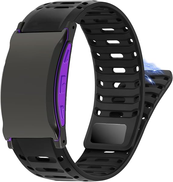 Lamshawラムショー Shock Clock Maxバンド対応 クイックリリース式 防汗スポーツシリコン 通気性 ユニセックスストラップ Pavlok Shock Clock 3 Max対応