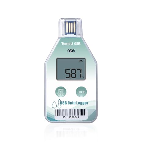 Tzone Digital Temperature Humidity Data Logger USB Disposable Temp Recorder