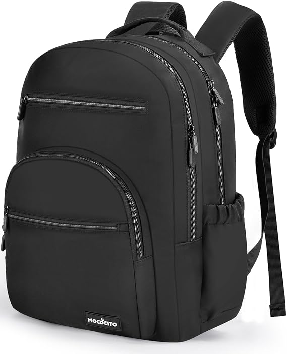 Backpack for School School Bags Casual Daypacks for Girls and Boys Lightweight Backpack 15.6" Laptop Backpack large backpack college bag for Teenage Black Rucksack