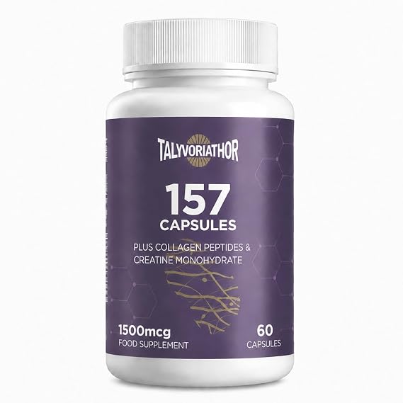 Premium 1500mcg Peptide Complex Capsules, Muscle-Focused Formula, Non-GMO, 60 Capsules