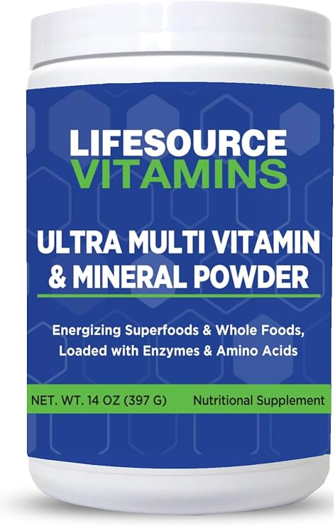 LifeSource Vitamins Ultra Multi Vitamin & Mineral Powder 30 Servings