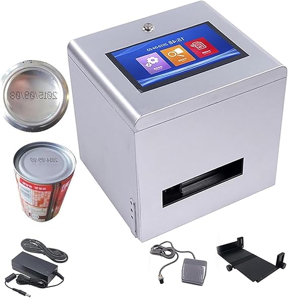 Inkjet Coding Machine, Automatic Industrial Printer for Date and Batch Coding, Handheld 12.7mm Inkjet Coder, Desktop Use, Printing