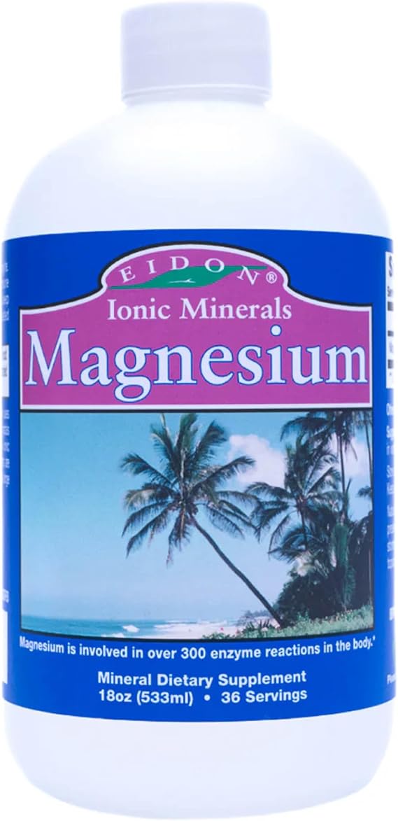 Eidon Ionic Minerals - Liquid Magnesium Supplement, No Additives - 18 oz