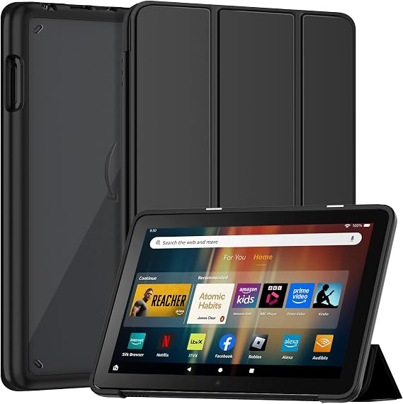 Sanyetral Tablet Protective Case with Auto Wake/Sleep, Incompatible with TCL Remarkable -Black