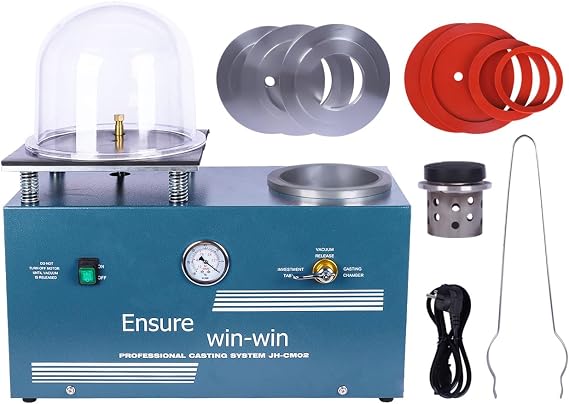 2L Lost Wax Method Jewelry Vacuum Investing Casting Machine