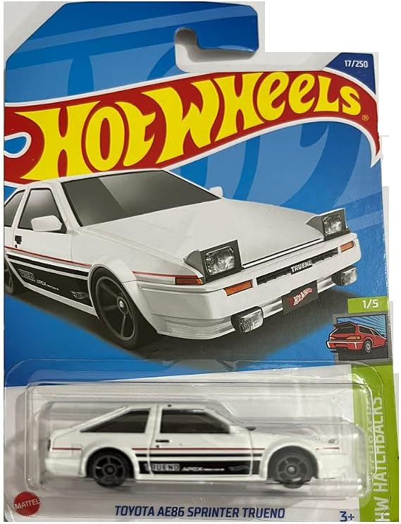 DieCast Hot Wheels Toyota AE86 Sprinter Trueno [White] - 17/250 HW Hatchbacks 1/5