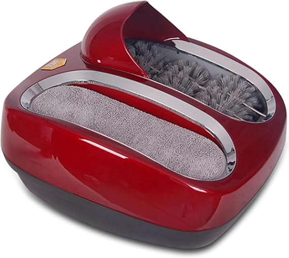Automatic Shoe Sole Cleaning Machine - Upper and Sole Brushing with Sensing Wiping for Homes, Businesses, free Workshops, Hotels, and Airports