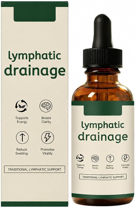 Lymphatic Drainage Drops - Water Balance Support, Reduce Swelling, for Men and Women, 60ml (1 Bottle)