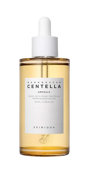 SKIN1004 Madagascar Centella Asiatica Ampoule Facial Serum - 100% Centella Asiatica Extract - for soothing sensitive and acne-prone skin