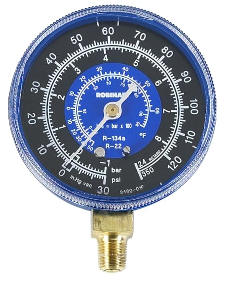 Robinair 11794 Low Side, Universal Compound Replacement Gauge