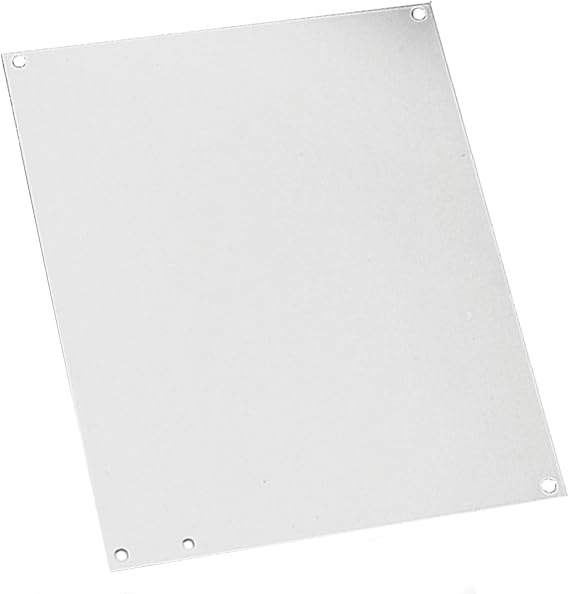 Hoffman A10P10 Panel For Junction Box, 10" x 10", Steel, White