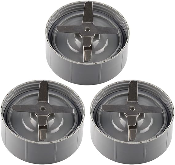 3 Pack Extractor Blades Replacement Compatible with NutriBullet 600W 900W NB-101B NB-101S NB-201 Blenders