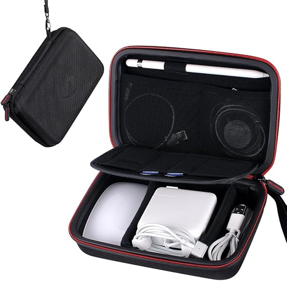 Smatree Hard Accessory Organizer Case Compatible for 14-16inch Apple Pencil,MAC Mini/Magic Trackpad/Magic Mouse/AirPods Pro3/MagSafe Charge/Magsafe