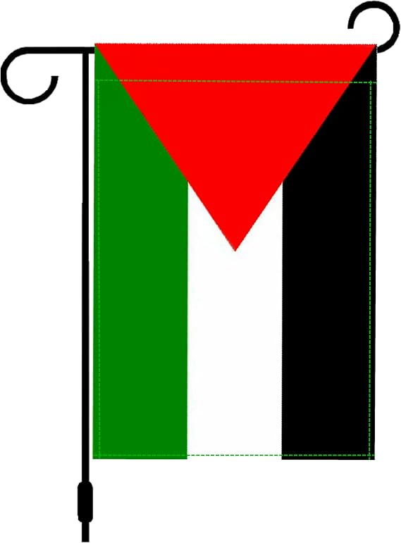 Palestine Flag Palestinians Garden Flags 12 x 18 Inches Double-Sided Small Palestine Palestinian Yard Flag for Indoor and Outdoor Decorations