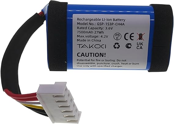 Replacement Battery for Charge 5,Fit Part No. GSP-1S3P-CH4A / 1AA011NA 7500mAh