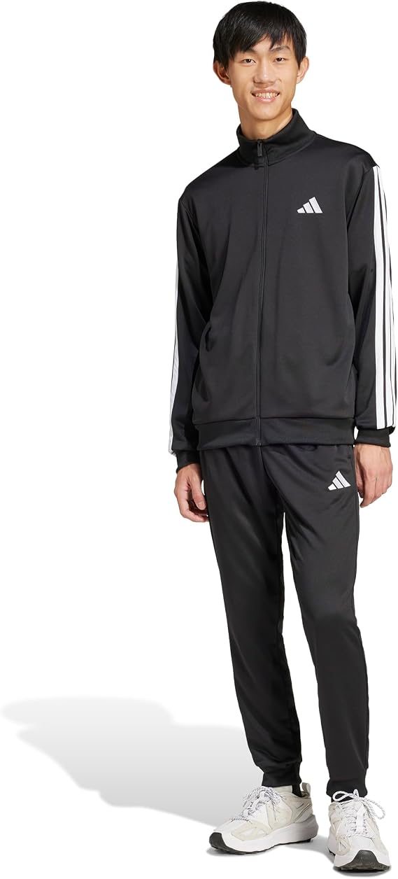 adidas 3-Stripes Sweatshirt Upper and Lower Set Track Suit, Men's