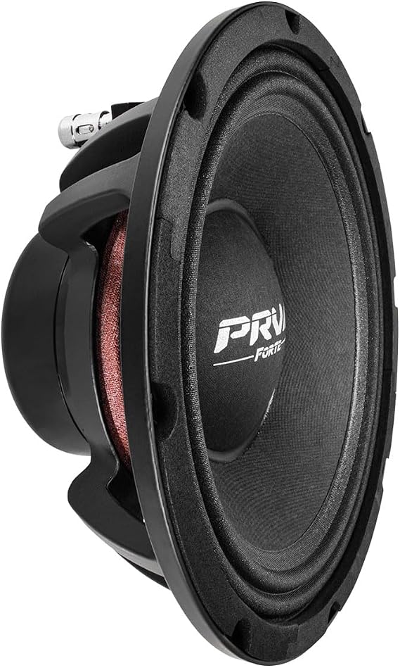 PRV AUDIO 8 Inch Midbass Speaker 8MB700FT-NDY 700 Watts, 8 Ohm, 98 dB, Mid Bass Loudspeaker for Pro Audio Systems (Single)