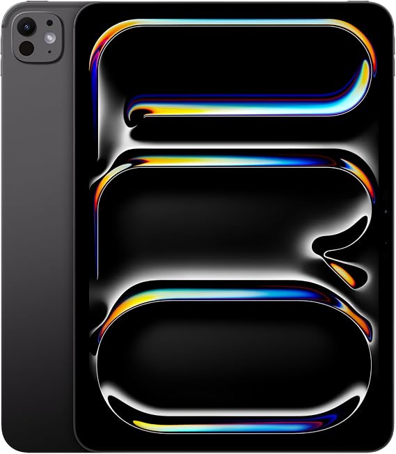 Apple iPad Pro 11-Inch (M4): Built for Apple Intelligence, Ultra Retina XDR Display - Nano-Texture Glass, 2TB, 12MP Front/Back Camera, LiDAR Scanner, Wi-Fi 6E, Face ID Space Black