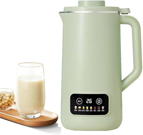 Nut Milk Maker, 20 oz Soy Milk Maker for Homemade Plant-Based Milk, Oat, Soy, Yogurt and Non Dairy Beverages,Automatic Soybean Milk Machine with Delay Start, Keep Warm, Auto CleanMilk Maker