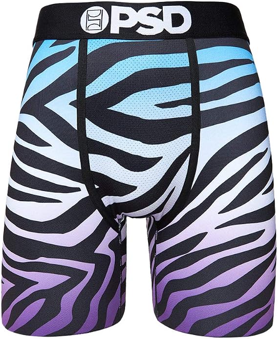 PSD Men's Brief Underwear Bottom (White/Exotic, XL)