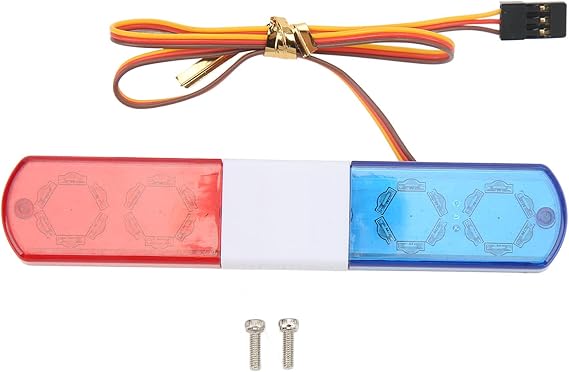 LED RC Roof Light, Car Flashing Lights 4 Modes for 1/8 1/10 RC Trucks