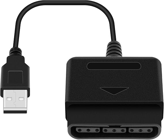 OSTENT USB Adapter Converter Cable Cord for Playstation 1/2 PS One PSX Wired Controller Gamepad Joystick - PC Laptop