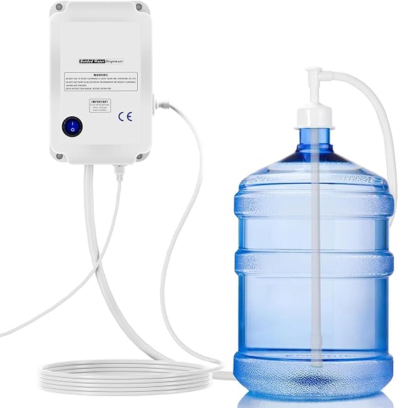 Bottled Water Dispensing Pump System,Single Inlet,220V Drinking Water Pump,Water Bottle Pump for Home, Office, Bar,Refrigerator, Ice Machine,Coffee Machine