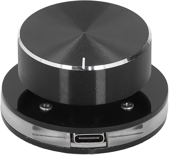 Yosoo Health Gear USB Volume Control Knob for PC, with RGB Light