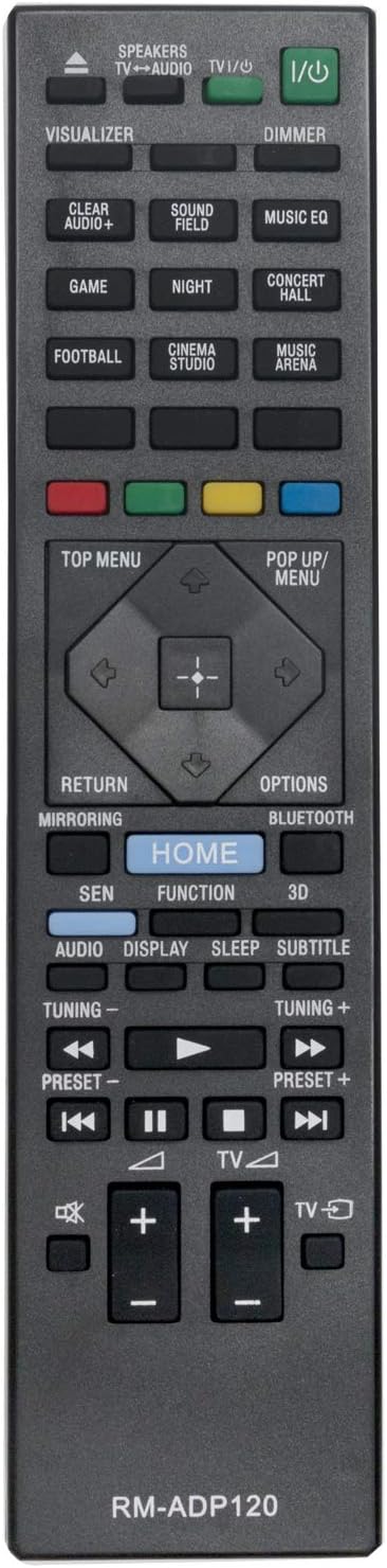 RM-ADP120 Replace Remote Control - VINABTY RMADP120 Remote Control Replacement for Sony Blu-Ray Home Theater System BDV-N5200W BDV-N7200W BDV-N9200W RM-ADP120
