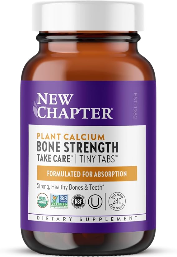 New Chapter Bone Strength Take Care Organic Calcium, 240 Tiny Tablets