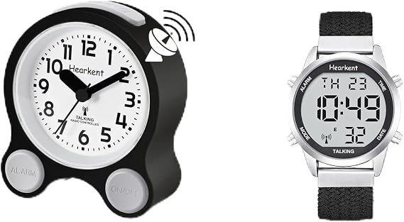 Hearkent Atomic Talking Clock & Atomic Digital Talking Watch